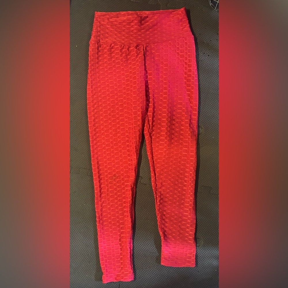 New Mix S Red leggings